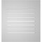 Ekena Millwork Vertical Surface Mount PVC Gable Vent: Functional, w/ 3-1/2"W x 1"P Standard Frame, 26"W x 28"H GVPVE26X2801SF - alternate 4